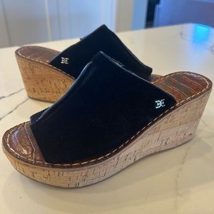 Sam Edelman Cork Wedge Heels